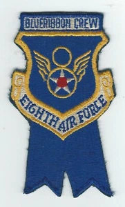 70's-80's 8th AIR FORCE "BLUE RIBBON CREW" patch - Picture 1 of 2