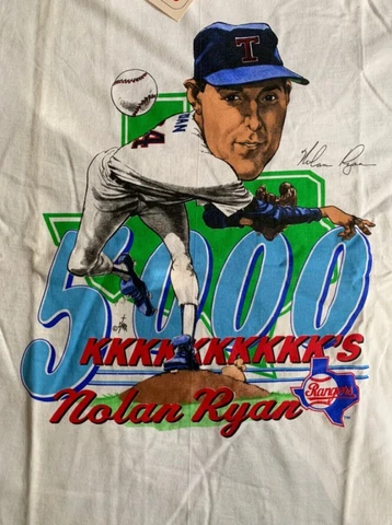 Nolan Ryan 5000k?s Texas Ranger?s Team Vintage 1989 T-Shirt Gift For Fans Cover