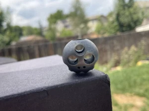 Playge Inconel Ghost Skall Bead EDC Zipper Pull - Picture 1 of 2