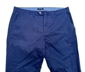 Ted Baker Premium Twill Navy Pants Size W34 L32 In Ted We Trust. - Picture 1 of 10