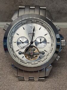 Yves Camani Automatic Armbanduhr Herren-Armbanduhr Automatik Uhr
