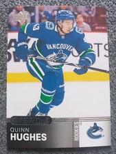 2019-20 UPPER DECK OVERTIME QUINN HUGHES BASE ROOKIE CARD#50