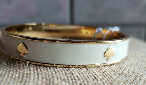 kate spade Bracciale con smalto a vanga avorio crema nuovo con etichette $48 C22