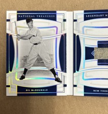 2022 National Treasures Gil McDougald New York Yankees Booklet Card #’d 1/10