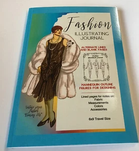 Diario illustrativo di moda con figure manichino nuovo $13,99 per disegnare - Foto 1 di 4