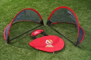 2 x Easiup Pop Up Football Training Goals, Garden Children Kids 0.8m-1.6m-1.8m - Picture 1 of 1
