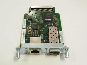 CISCO EHWIC-1GE-SFP-CU 73-13295-01 Gigabit Ethernet Enhanced High-Speed WAN Card - Picture 1 of 6