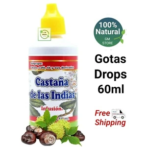 Castaño de Indias Extracto en Gotas Naturales 60ml - Picture 1 of 2