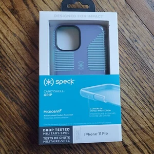 Speck CandyShell Grip Case for iPhone 11 Pro - Wisteria Purple/Mykonos Blue - Picture 1 of 6