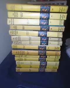 14 Nancy Drew Vintage Books Carolyn Keene Hardcover Mystery/Wooden Lady/99 Steps - Picture 1 of 2