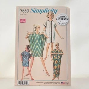 #7650 Simplicity Misses Knit Caftan Dress Sewing Pattern Size One Size - Picture 1 of 4