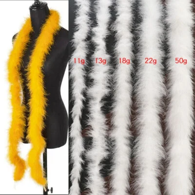 Bufanda Boa Marabú Pluma Suave 2M 11-50g Elegante Pluma de Pavo Eventos Fiesta Decoración Foto 1 de 4