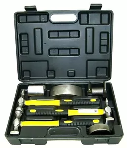 Kit de 7 piezas de reparación de guardabarros de carrocería automática abolladuras camión martillos muñecas herramientas profesionales - Imagen 1 de 3