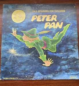 Peter Pan Tale Spinners For Children Album Vinyl 1959 United Artists Records - Picture 1 of 4