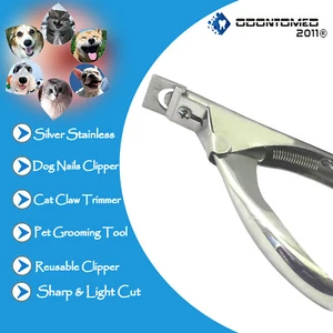 Professional Pet Dog Cat Nail Toe Clipper Trimmer Grooming Grinder Cutter Tool - Picture 1 of 2