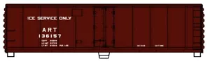 Accurail (8324) ART "ICE SERVICE ONLY" 40' Steel Reefer #136157 KIT NUOVO CON SCATOLA - Foto 1 di 2