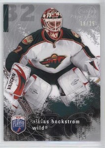 2007-08 Upper Deck Be a Player Platinum Player's Club /25 Niklas Backstrom #95