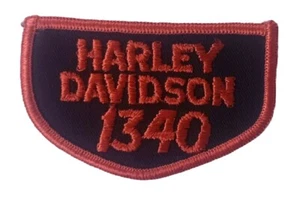 Harley Davidson Motorcycles 1340 Patch 3 ¼" X 2" NOS - Picture 1 of 12