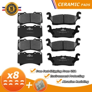 Pastillas de freno delanteras y traseras de cerámica para Hummer H3 H3T 2006 2007 2008 2010 - Imagen 1 de 7