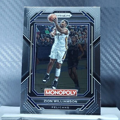 Zion Williamson 2022-23 Prizm MONOPOLY #55 - Pelicans - Image 1 of 2