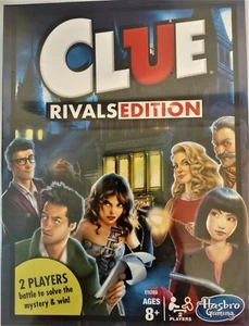 Gioco Clue Rivals Edition by Hasbro 2-6 giocatori marca nuovo con scatola sigillato in fabbrica anni 8+ - Foto 1 di 1