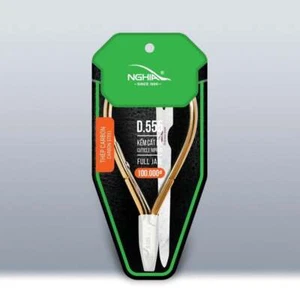 Nghia - Hard Steel Cuticle Nipper D.555 Full Jaw (Pack of 5) Kem Nghia