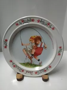 1984 Sarah Stillwell Weber "June" Collector Plate - Picture 1 of 6