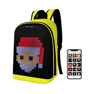 Crelander Laptop Backpack, Smart LED Dynamic Backpack Shoulder Luggage Bag Cy... - Picture 1 of 9