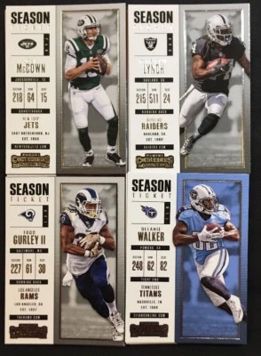 2017 Panini Contenders Football Season Ticket Cards Singles You Pick - Image 1 of 2
