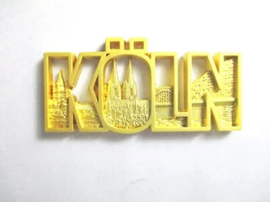 Colonia Imán Metal Letras Colonia Dom Brücke Souvenir Alemania (go) - Imagen 1 de 4