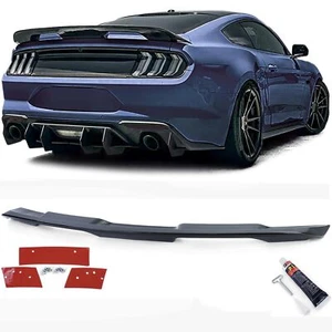 Rear Spoiler Lip Edition Black Gloss for Ford MUSTANG Coupe 2014-2020 - Picture 1 of 4