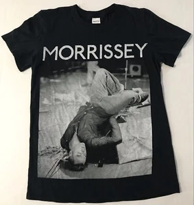 SELTENES SCHWARZES T-SHIRT MORRISSEY GRAFIKDRUCK GRÖSSE SMALL - Bild 1 von 4