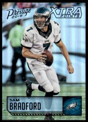 2016 Panini Prestige Xtra Points Blue Sam Bradford Philadelphia Eagles #146 - Image 1 of 2