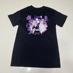 Demon Slayer Kimetsu No Yaiba Shinobu Boyfriend Fit T-Shirt Women's Size Small - Picture 1 of 8