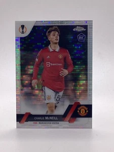 TOPPS UCC CHROME 2022/23 PARALLEL CHARLIE MCNEIL MANCHESTER UNITED PULSAR - Imagen 1 de 2