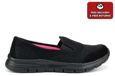 Scarpe comode da donna super leggere scarpe da lavoro tempo libero casual trainer - Immagine 1 di 4