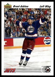 Brent Ashton 1991-92 cubierta superior #303 - Imagen 1 de 2