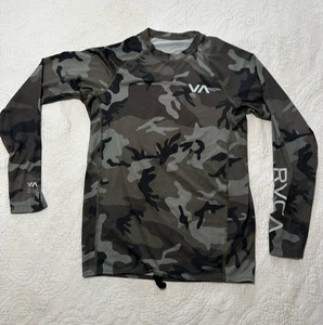 RVCA LS Rash Guard - Camouflage - L - EUC - Bild 1 von 12