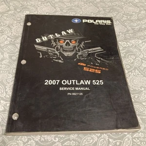 Polaris 2007 Outlaw 525 PN9921126 OEM Service Manual includes CD - Picture 1 of 6