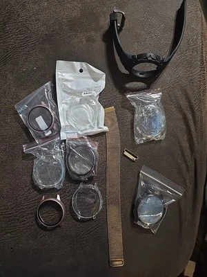 Screen Protector Cases For Samsung Galaxy Active 2 Watch 44mm 8 Pack + 4 Bands - Изображение 1 из 4