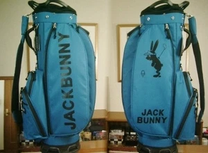 Jack Bunny Unisex Round w/ Handles Casual Storage Large Turquoise Blue Golf Bag - Bild 1 von 10