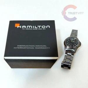HAMILTON Khaki Field Day Date Automatic H644550 Black Dial Watch Japan - Picture 1 of 12