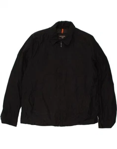 DOCKERS Mens Bomber Jacket UK 42 XL Black Polyester CE42 - Picture 1 of 4