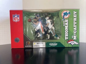 McFarlane NFL Paquete de 2 Miami Dolphins Zach Thomas vs Denver Broncos Ed McCaffrey - Imagen 1 de 9