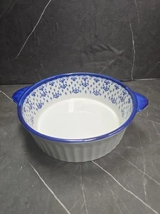 WCL Ceramic Round Deep Dish With Handles - Picture 1 of 7