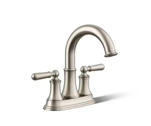 KOHLER Capilano 4" Juego central Grifo de baño de 2 manijas en níquel cepillado vibrante - Imagen 1 de 4