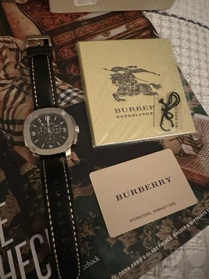 Reloj Burberry Britain Crono ¡MUY RARO! Automático hecho en Suiza Foto 1 de 4