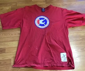 G-Unit Y2K T Shirt Size 2XL Red Distressed Vtg Built To Last Heavy Cotton - Foto 1 di 8