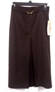 Vintage Brown Skirt union made ILGWU Brown size 10 Made In USA - Picture 1 of 4