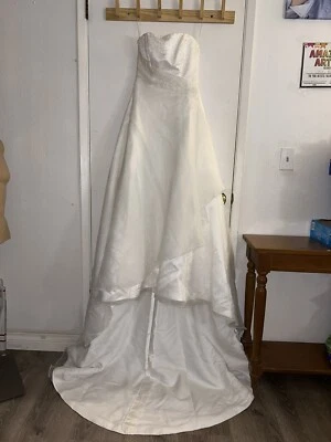 Vestido de novia Memories By Maggie Sottero para mujer blanco marfil satinado corsé 8 Foto 1 de 4